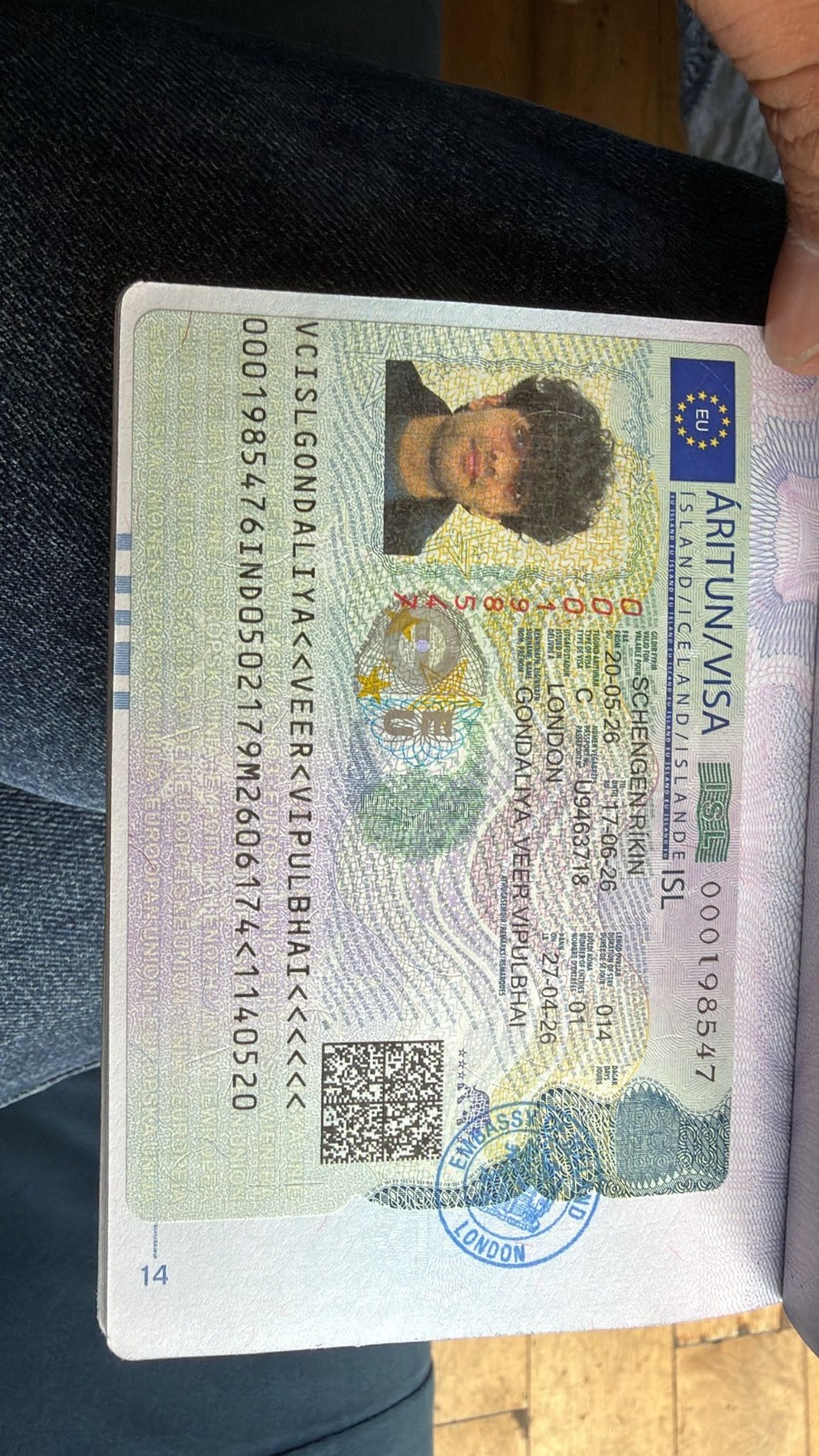 Approved Visa