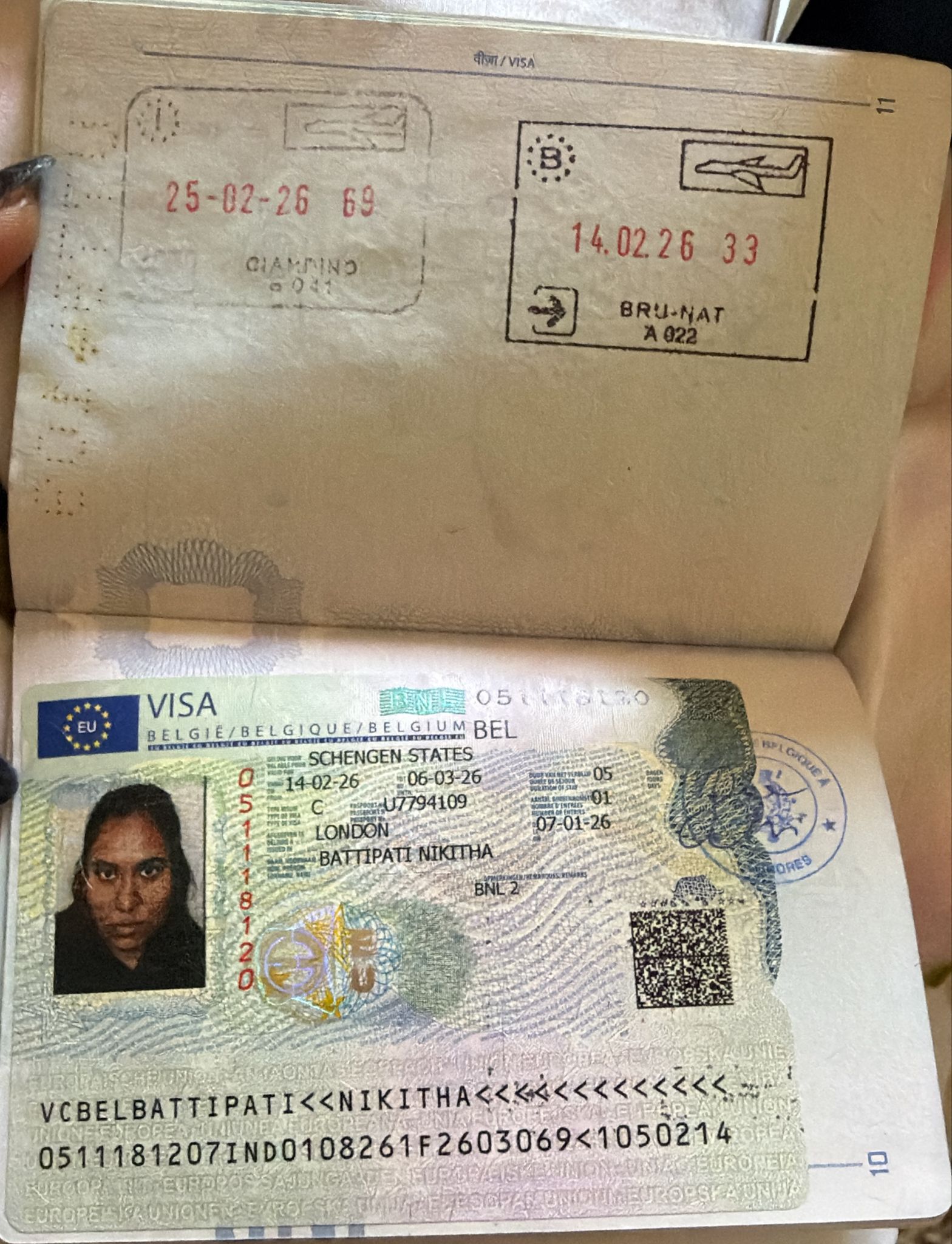 Approved Visa