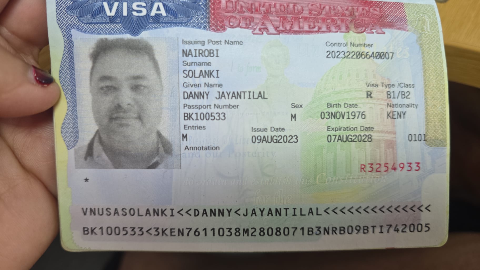 Approved Visa