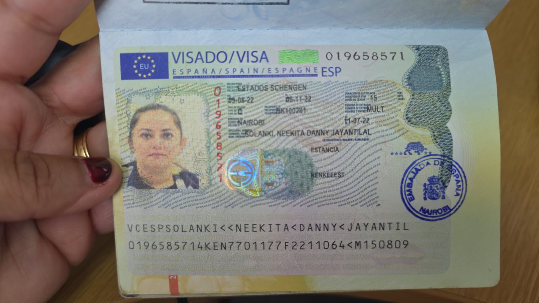 Approved Visa