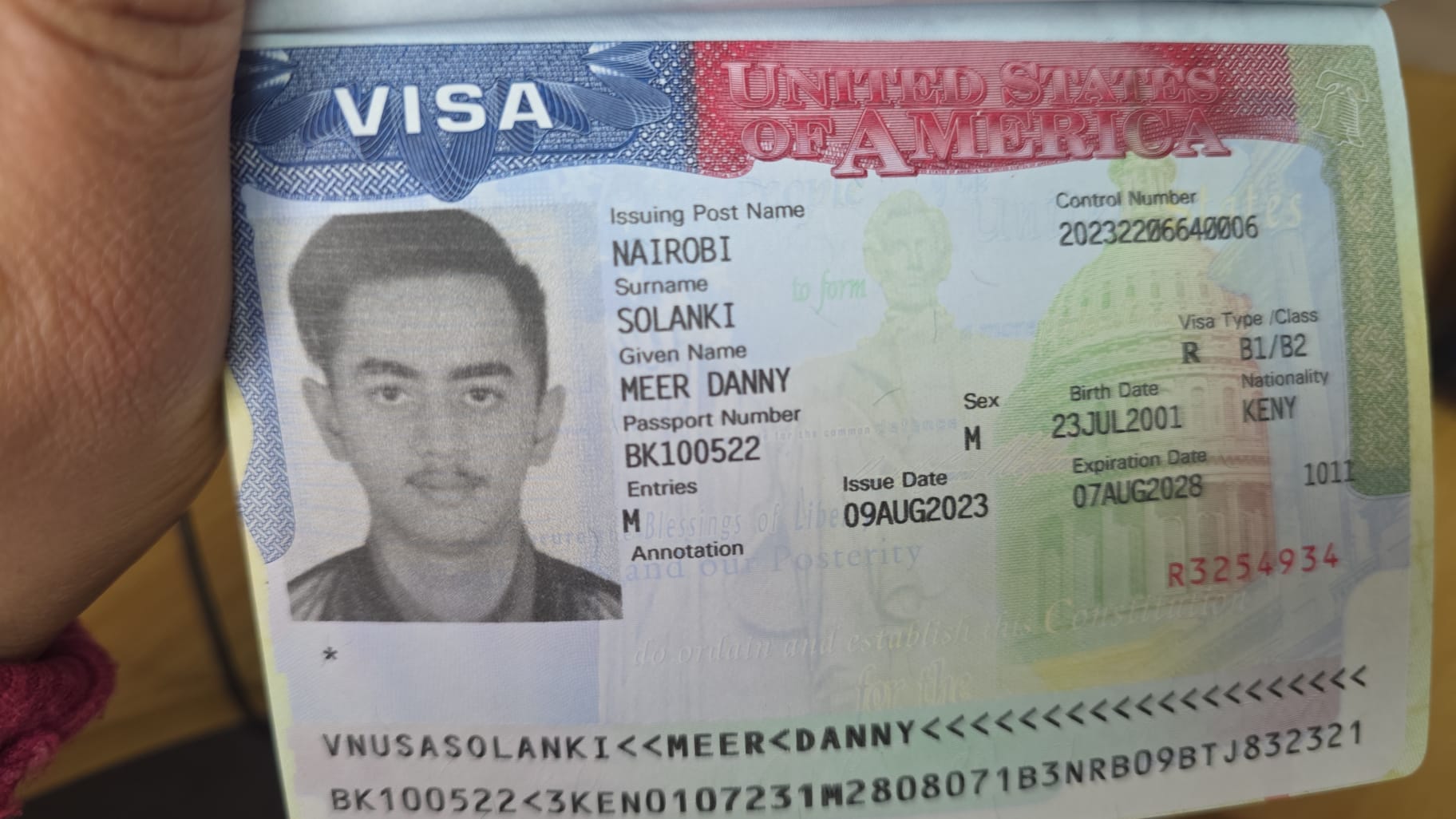 Approved Visa